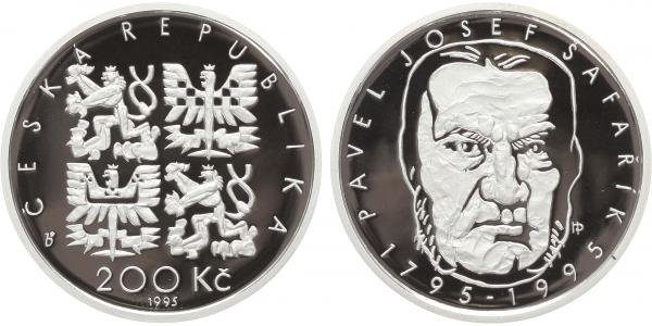 200 Kč 1995 - Pavel Josef Šafařík, PROOF