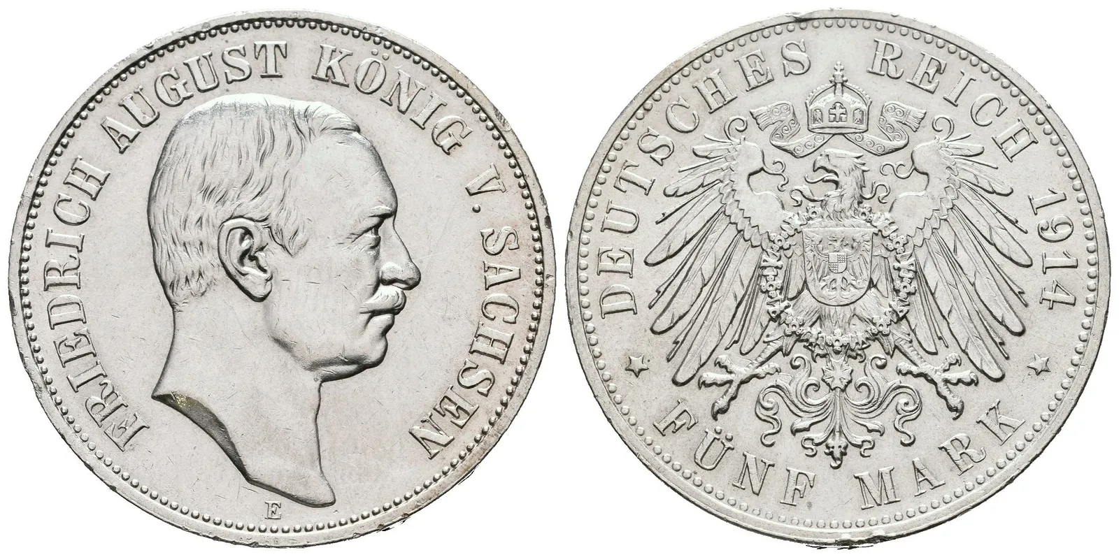 Sasko, 5 Marka 1909 - Pamětní