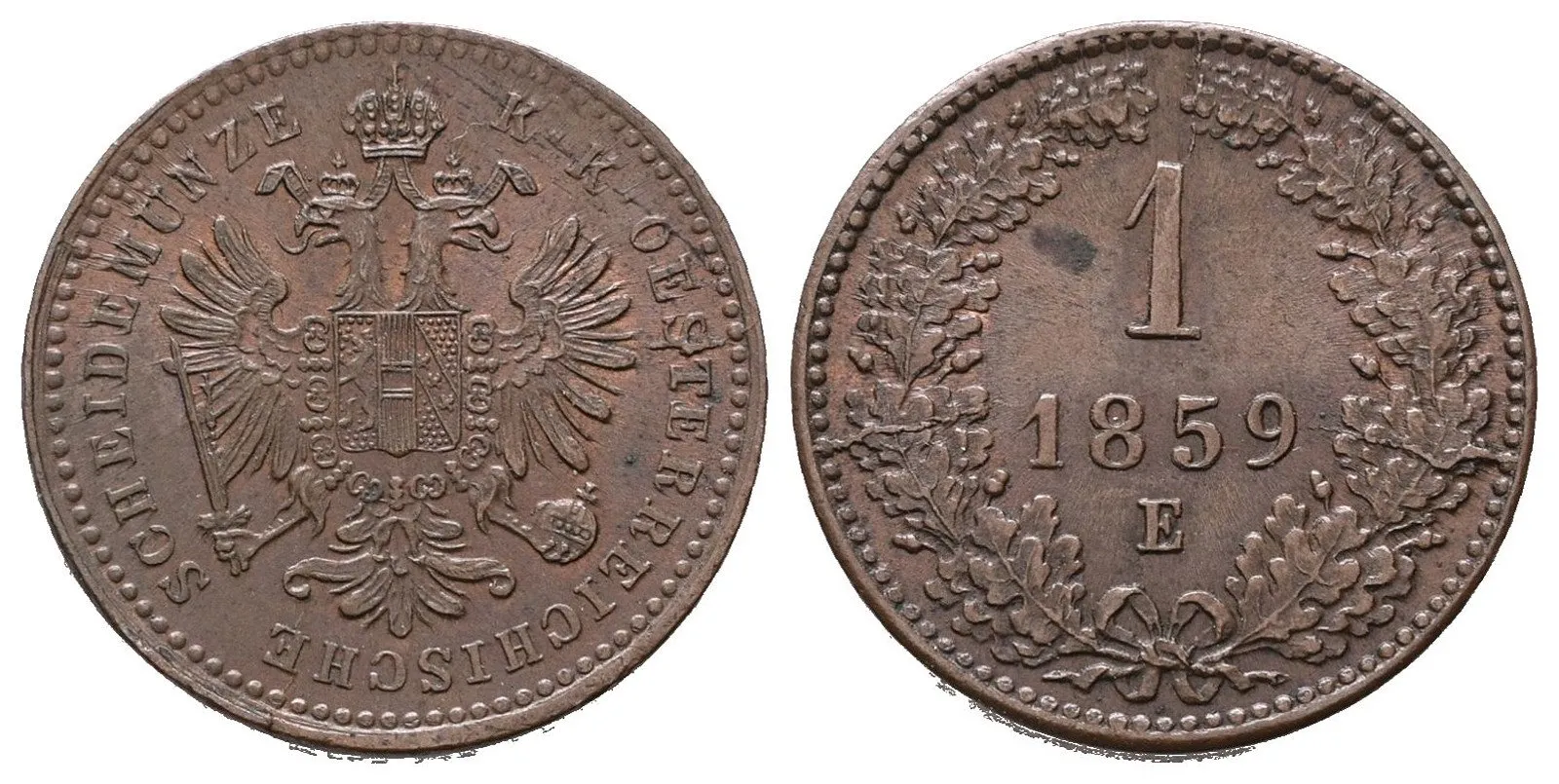 Rakouská a spolková měna, 1857 - 1892 — 1