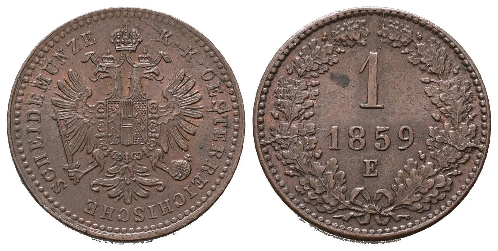 Rakouská a spolková měna, 1857 - 1892 — 1