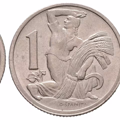 1 Koruna 1922, krásná zachovalost, lesk, patina