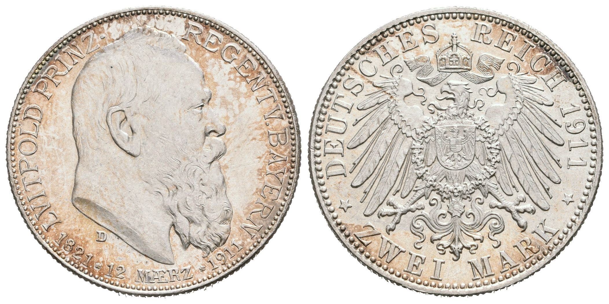Bavorsko, 2 Marka 1911