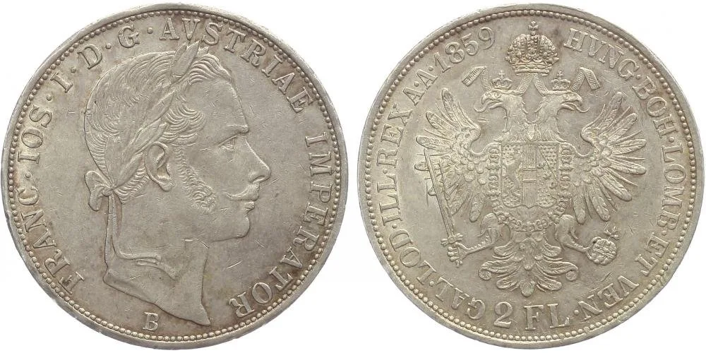 Rakouská a spolková měna, 1857 - 1892 — 1
