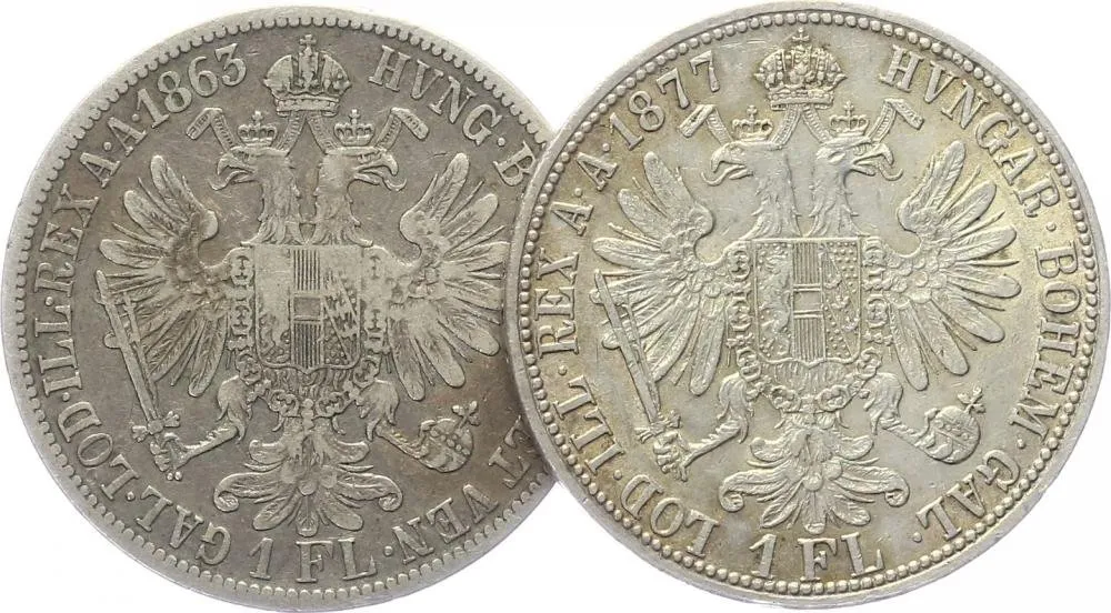 Rakouská a spolková měna, 1857 - 1892 — 1