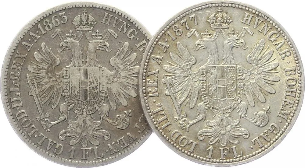 Rakouská a spolková měna, 1857 - 1892 — 1