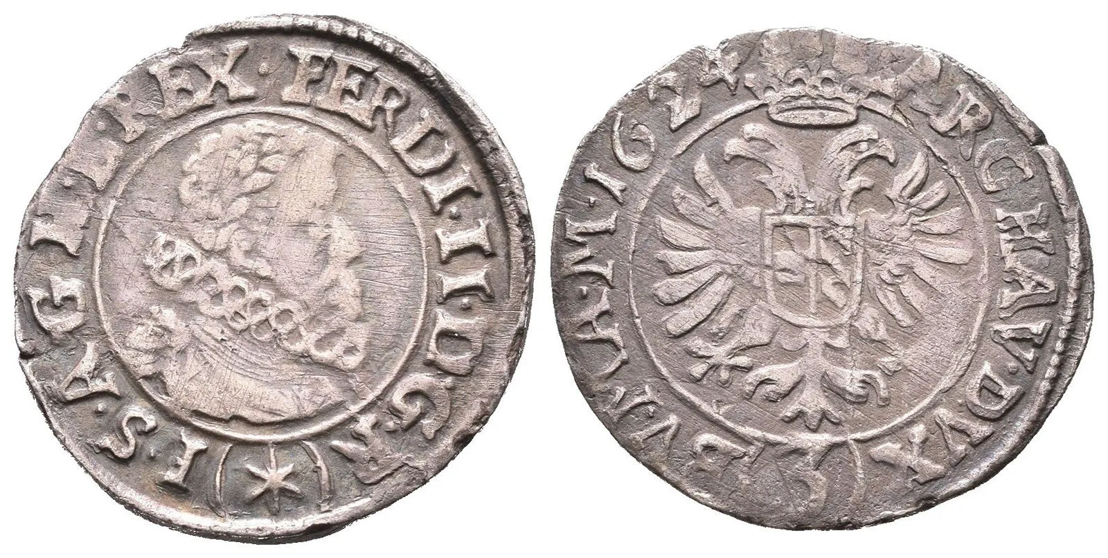 Ferdinand II., 1619 - 1637 (Mince dobrého zrna) — 1