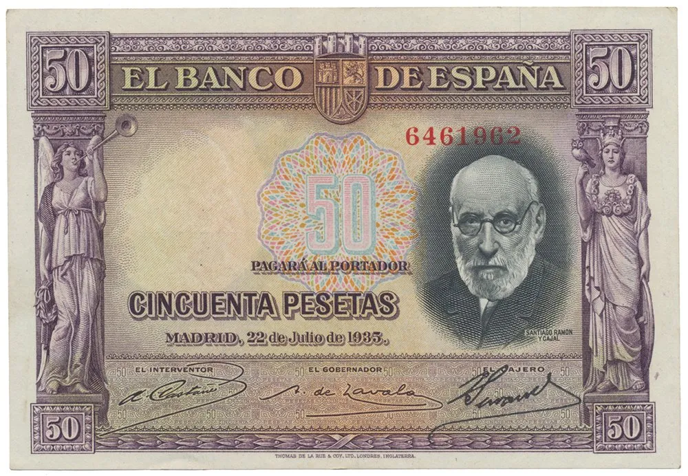 Španělsko, 50 Pesetas 1935, P.88