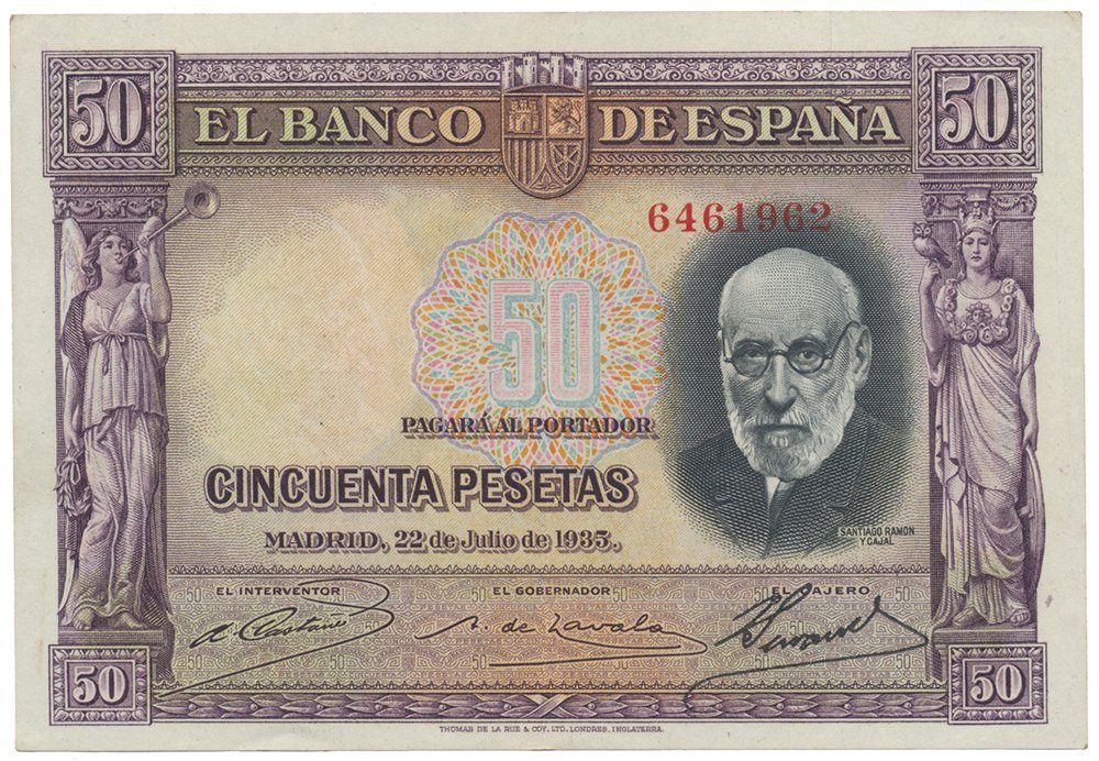 Španělsko, 50 Pesetas 1935, P.88