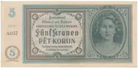 5 Koruna b.d. (1940), série A, Hej.31a