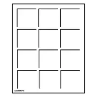Mincovní plato S-formát - 12 políček 50x50 mm - 2 kusy