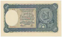 100 Koruna 1940, II. vydání, série A 4, Hej.49a1
