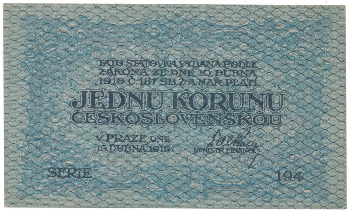 1 Koruna 1919, Hej.7