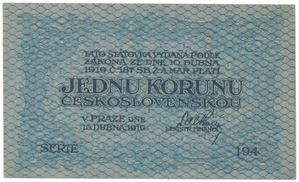 1 Koruna 1919, Hej.7