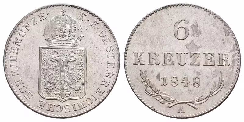 Revoluce, 6 Krejcar 1848 A