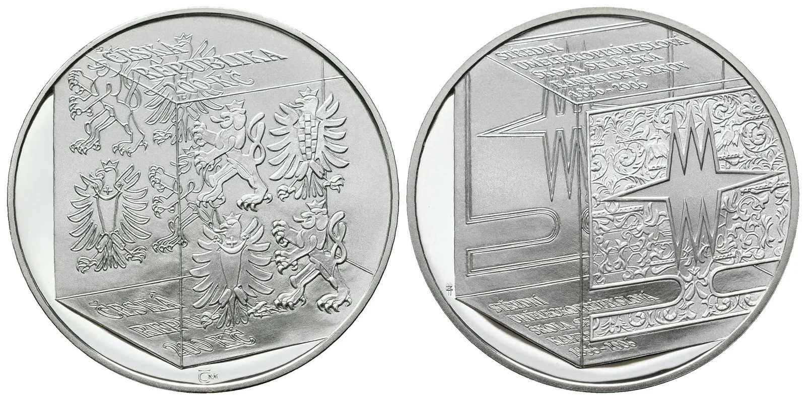 200 Kč 2006 - Sklářská škola, PROOF