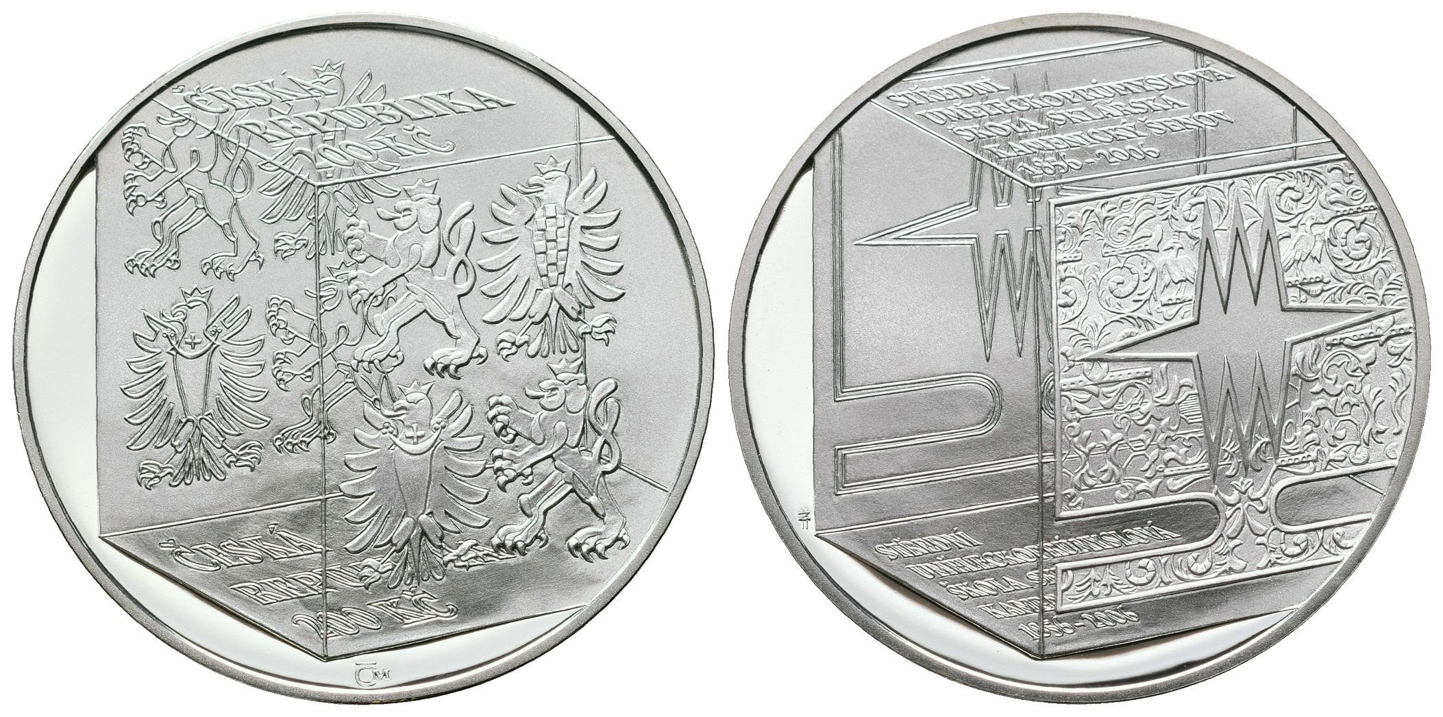 200 Kč 2006 - Sklářská škola, PROOF