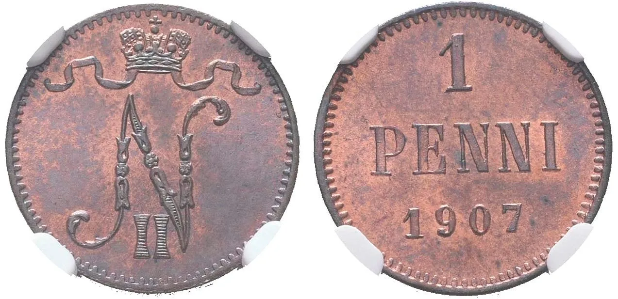 Ražby pro Finsko, Mikuláš II., 1894 - 1917 — 1