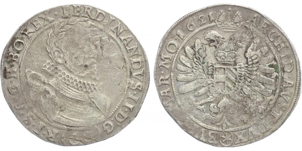 Ferdinand II., 1619 - 1637 (Mince kiprová) — 1