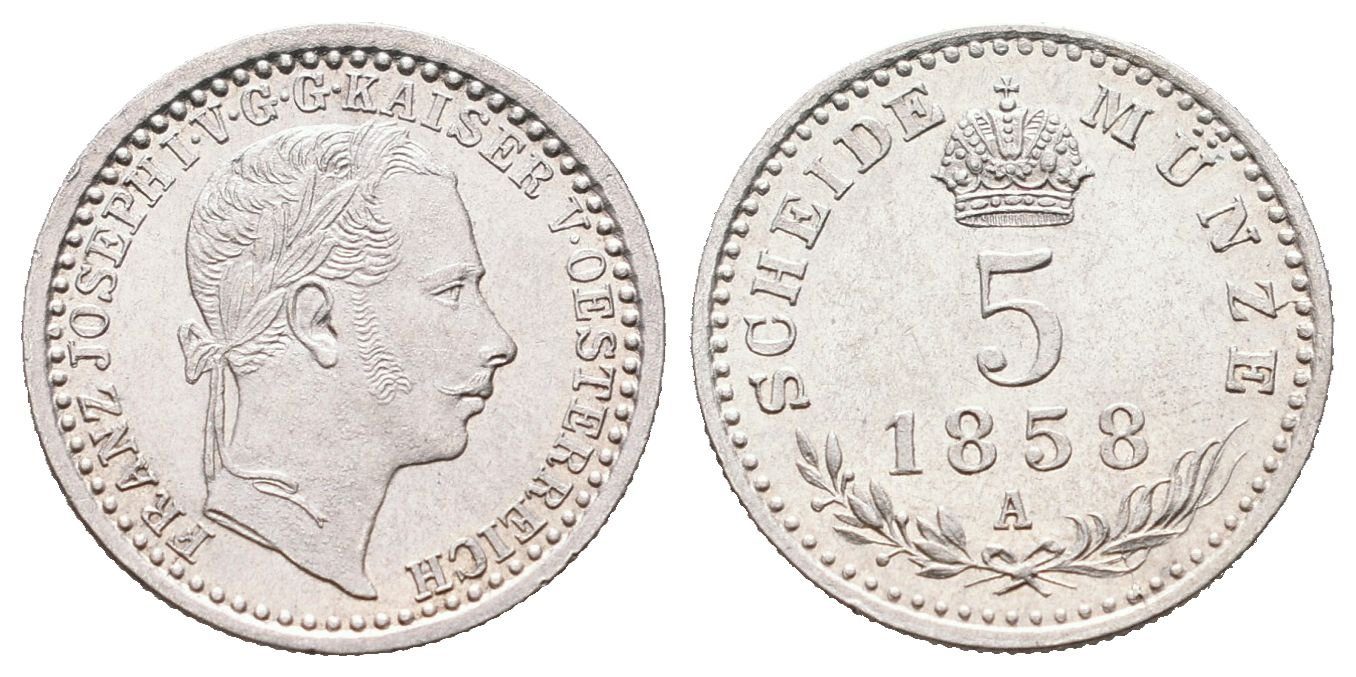 5 Krejcar 1858 A