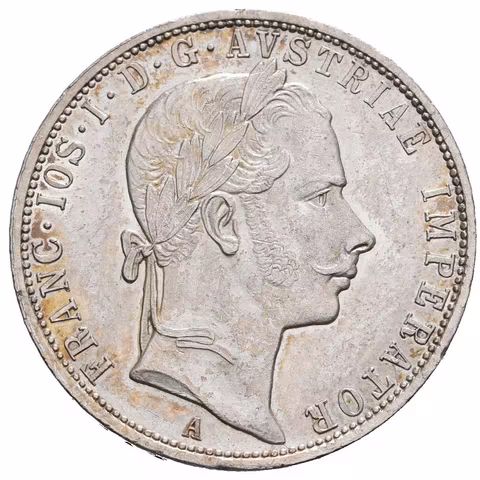 Zlatník 1858 A, krásná zachovalost, zbytky lesku, patina, drobné rysky