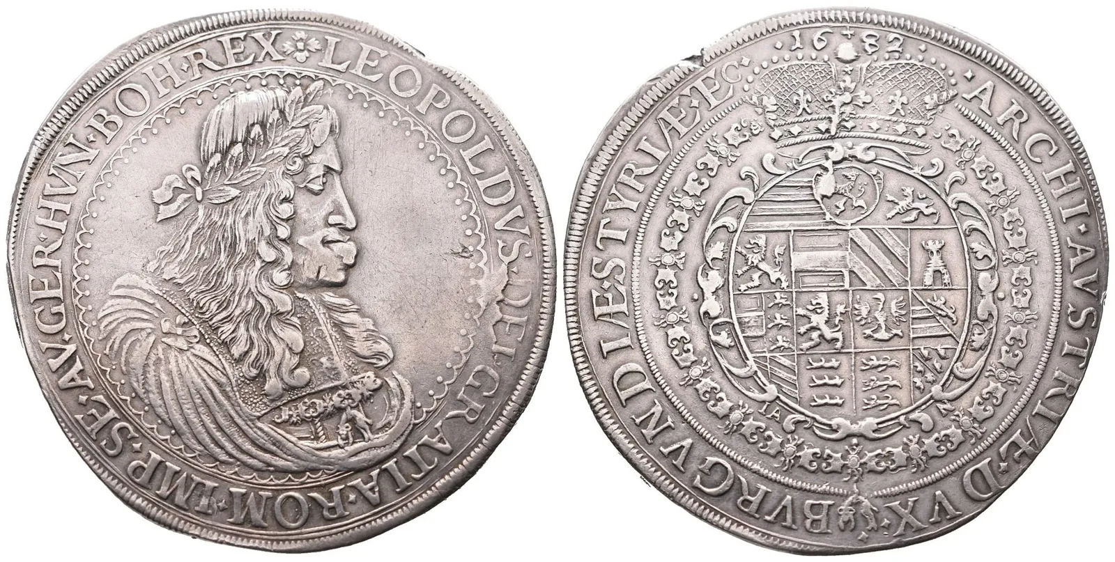 Leopold I., 2 Tolar 1682, Graz