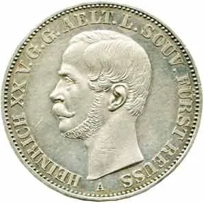 Reuss - Obergreiz, Heinrich XX., 1836 - 1859 — 1