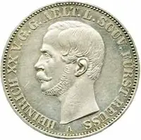 Reuss - Obergreiz, Heinrich XX., 1836 - 1859 — 1