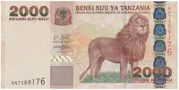 Tanzánie, 2000 Shilingi (2003), P.37a
