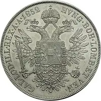 Konvenční měna, 1848 - 1857 — 2