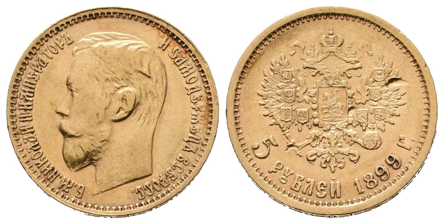 Rusko, 5 Rubl 1899 FZ
