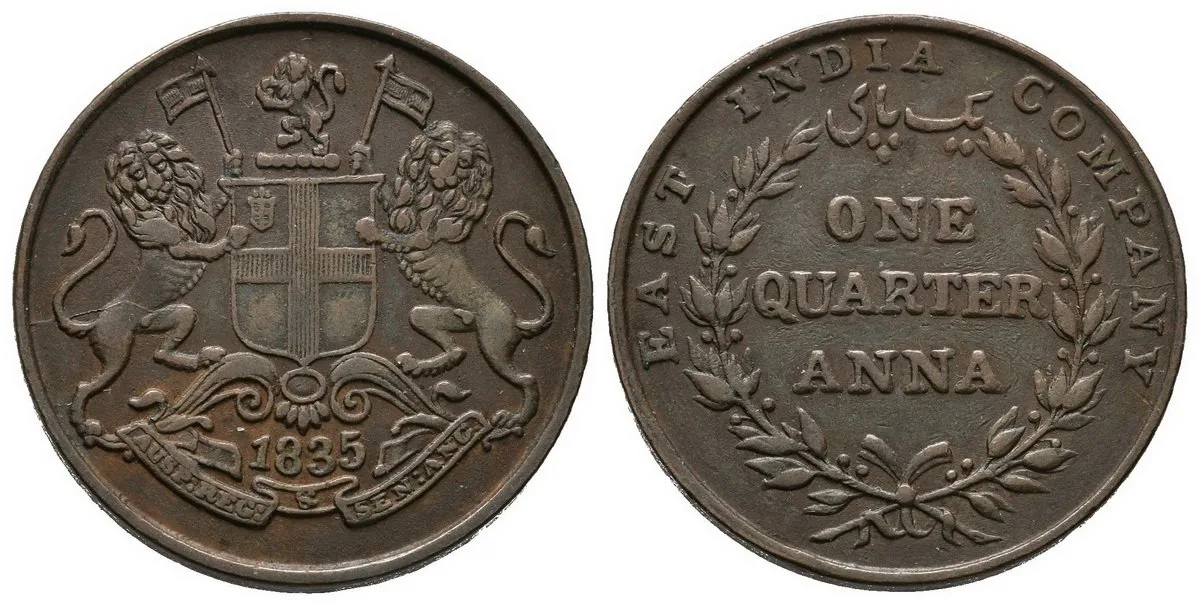 Indie - Východoindická společnost, William IV., 1830 - 1837 — 1