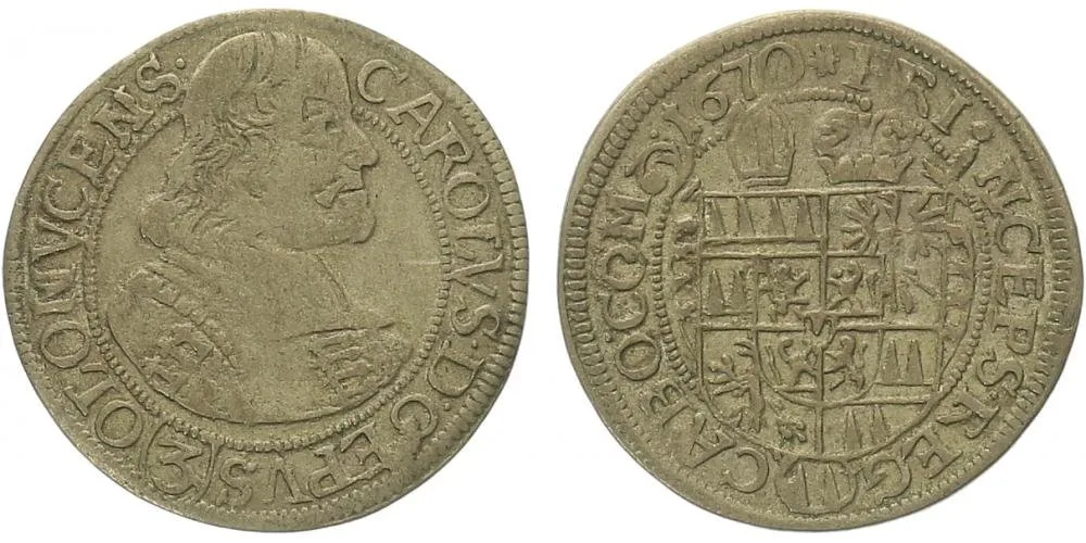 Olomouc - biskupství, Karel II. Liechtenstein, 1664 - 1695 — 1