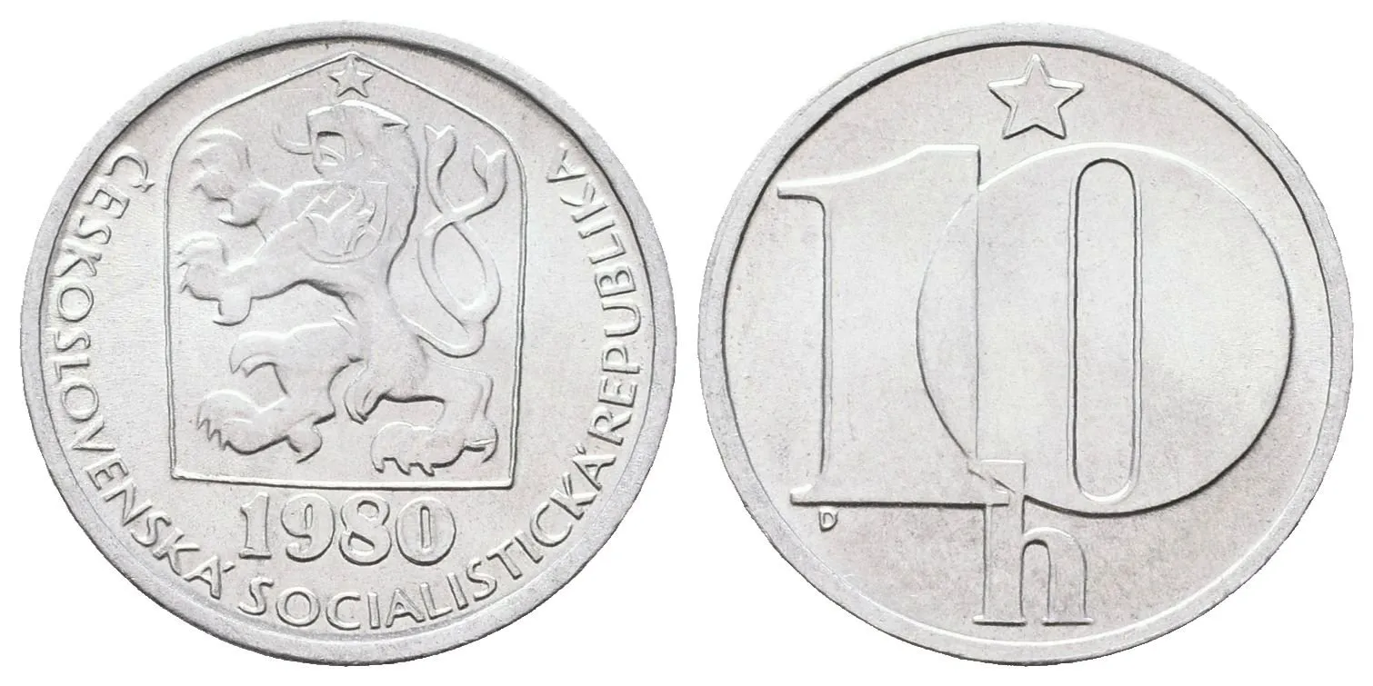 10 Haléř 1980