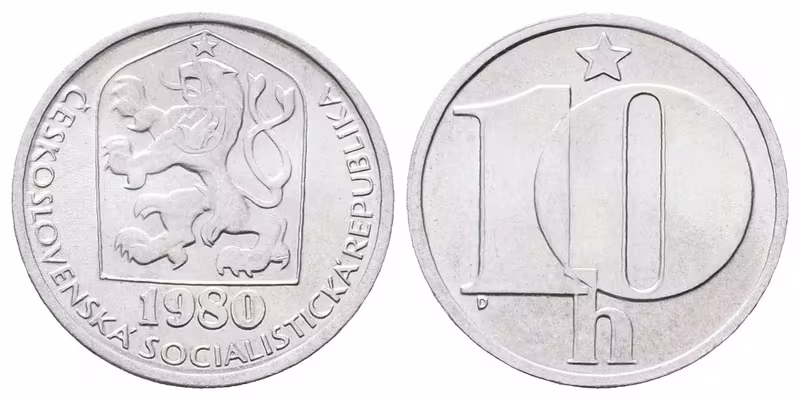 10 Haléř 1980