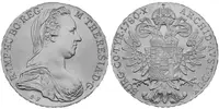 Rakousko, Tolar 1780 - novoražba - fotografie 2