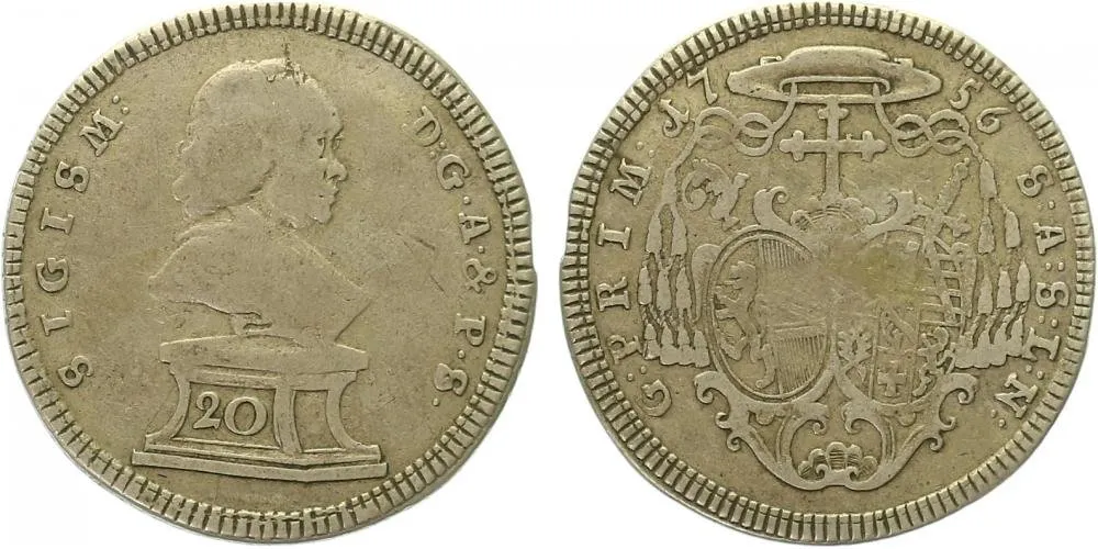 Salzburg - arcibiskupství, Sigismund III. Schrattenbach, 1753 - 1771 — 1