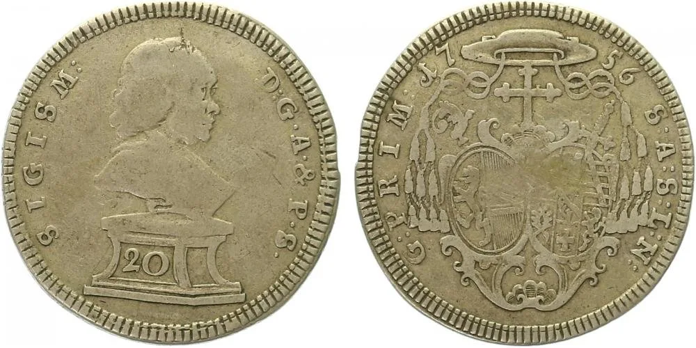Salzburg - arcibiskupství, Sigismund III. Schrattenbach, 1753 - 1771 — 1