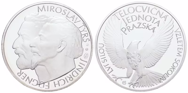 AR Medaile b.l. (2012) - Tělocvičná jednota pražská Sokol - 150. výročí založení