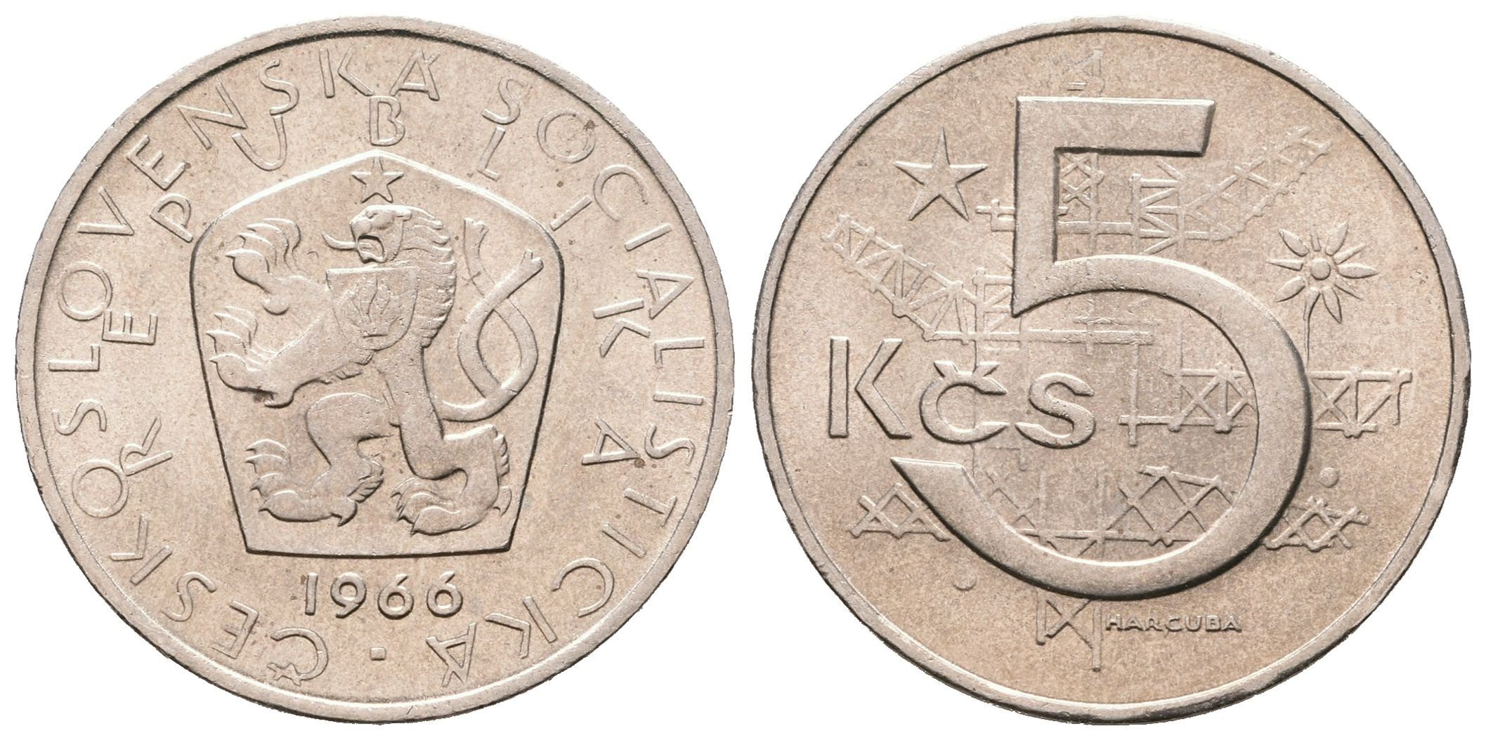 5 Koruna 1966