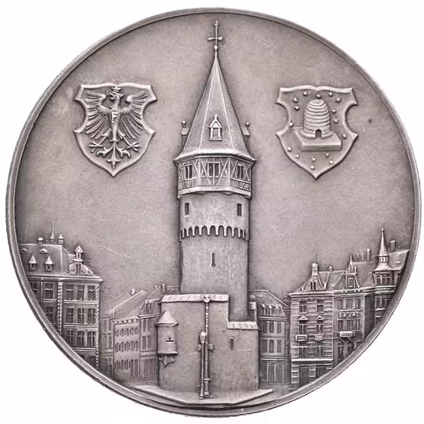 AR Medaile 1903 - K 40. výročí střeleckého spolku ve Frankfurtu n. Mohanem / Bockenheim.