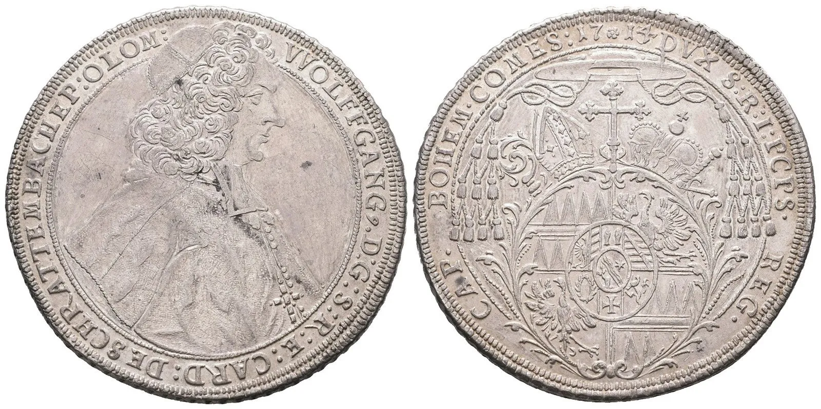 Olomouc - biskupství, Wolfgang von Schrattenbach, 1711 - 1738 — 1