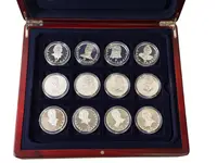 Sada - Největší osobnosti Českého národa - 24 Kusů (Ag 696g, 999/1000) + Etue, Certifikát, Proof - fotografie 3