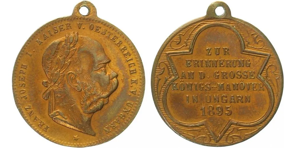 František Josef I., medaile vojenských manévrů — 1