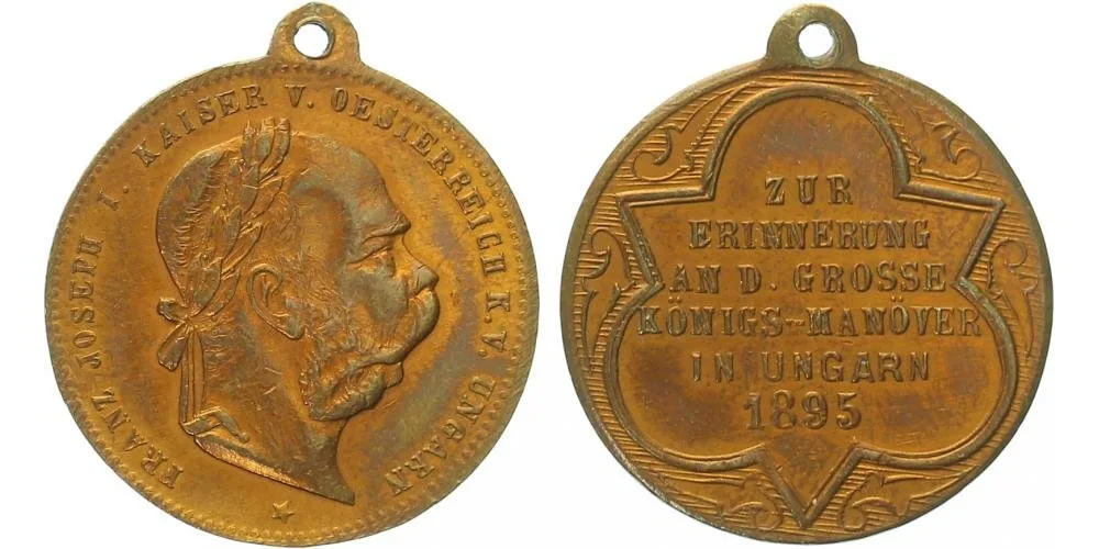 František Josef I., medaile vojenských manévrů — 1