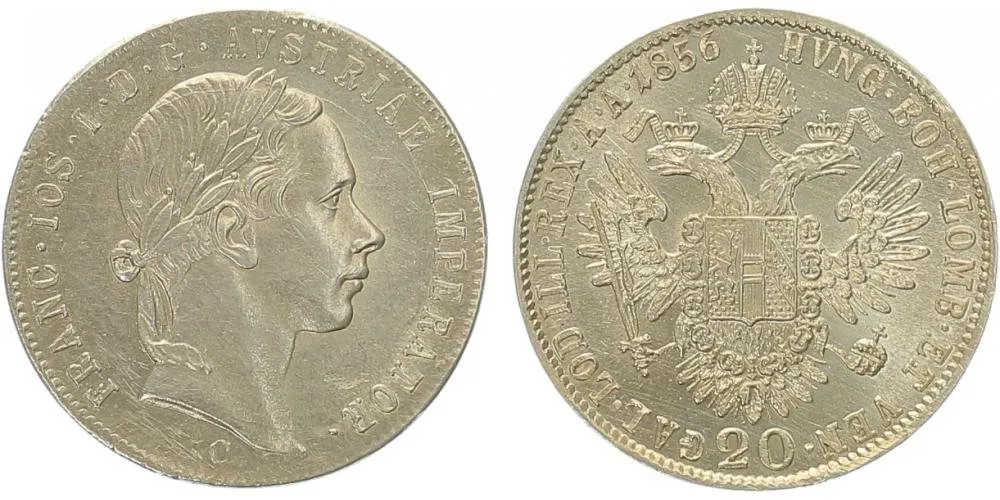 Konvenční měna, 1848 - 1857 — 1