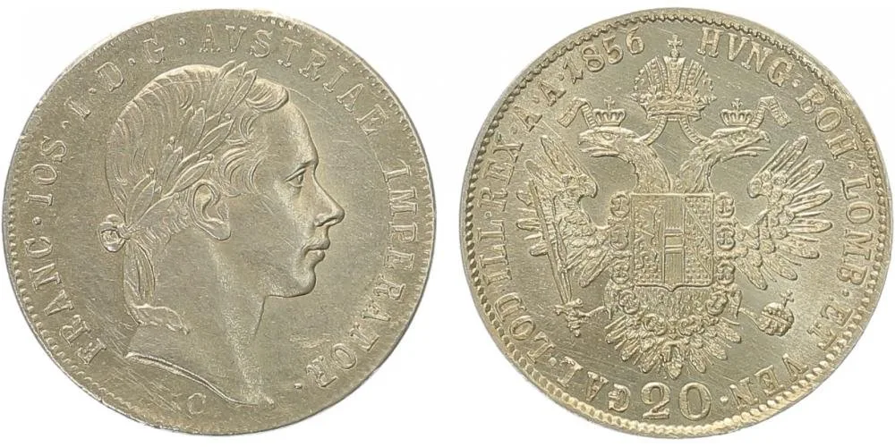 Konvenční měna, 1848 - 1857 — 1