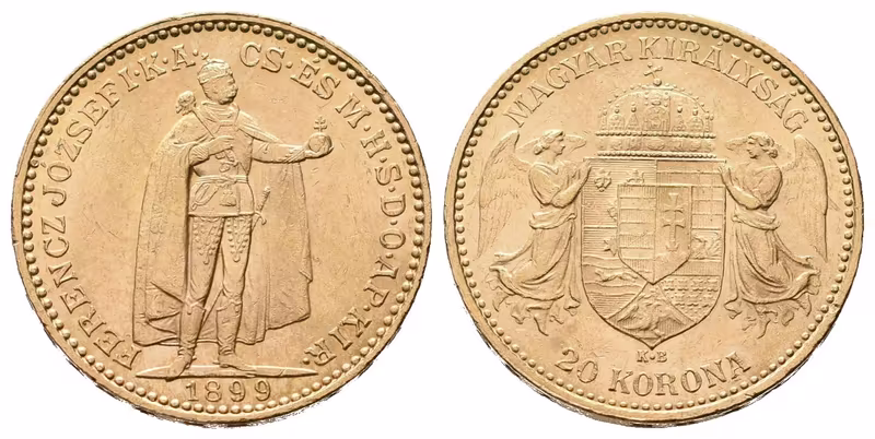 20 Koruna 1899 KB