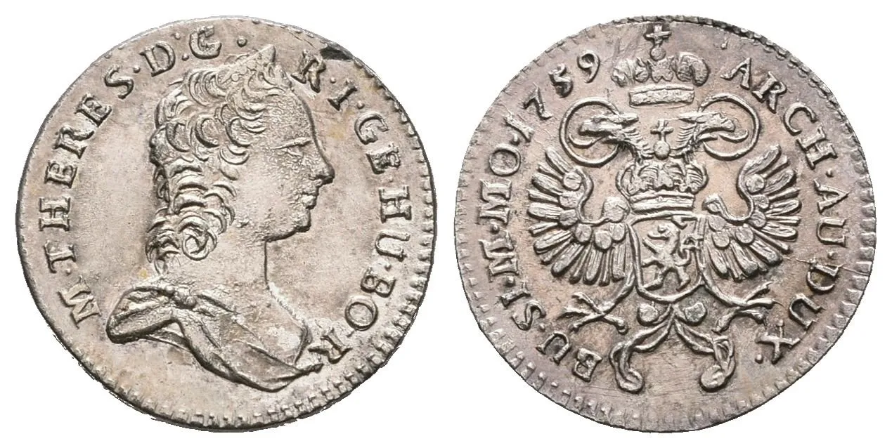 Marie Terezie, Krejcar 1759, Praha