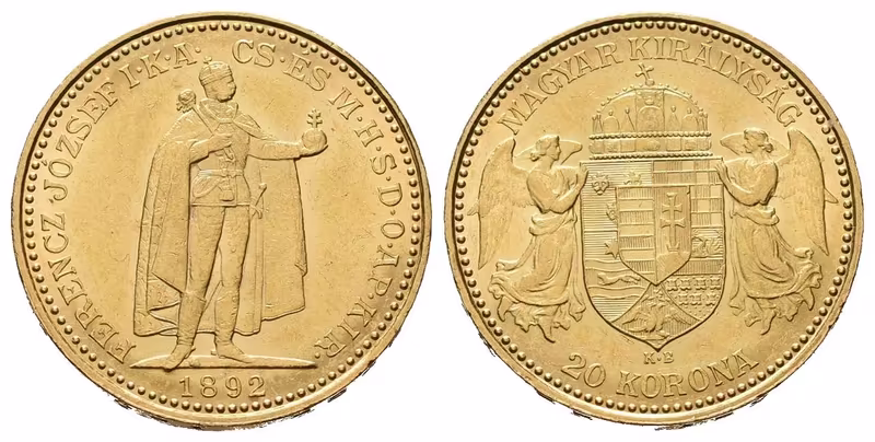 20 Koruna 1892 KB
