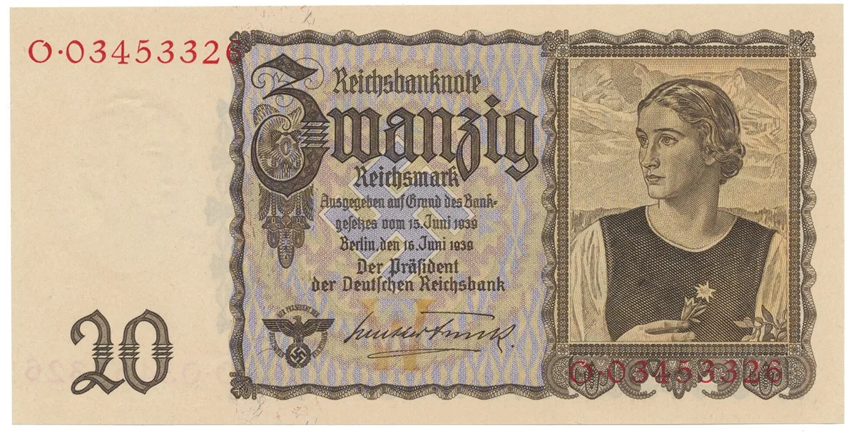 Německá platidla na československém území 1938-45 — 1